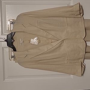 C Est 1946 Linen Blend Dress Pant Suite, NWT